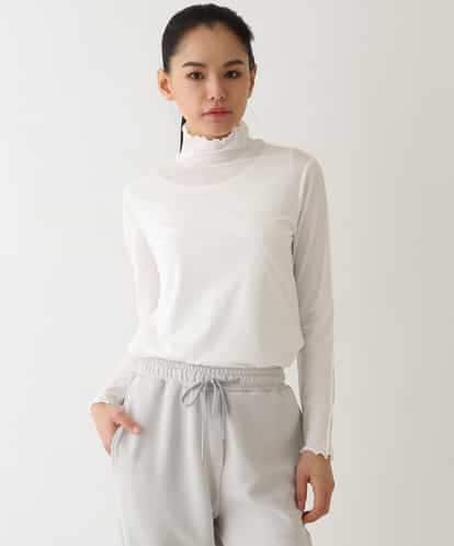 REKDV75140  配色メロウハイネックカットソー /洗濯機で洗える