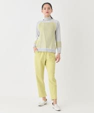 REKED85070 HIROKO BIS(ヒロコ ビス) シアーハイネックカットソー /洗濯機で洗える ライトグレー