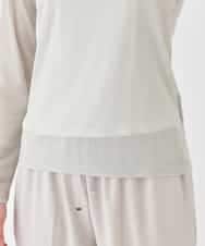 REKED85070 HIROKO BIS(ヒロコ ビス) シアーハイネックカットソー ライトグレー