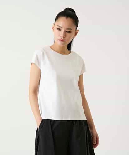 REKFD70110 HIROKO BIS フレンチスリーブコットンカットソー