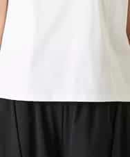 REKFD70110 HIROKO BIS(ヒロコ ビス) フレンチスリーブコットンカットソー ホワイト