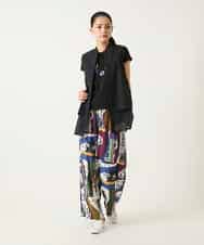 REKFD70110 HIROKO BIS(ヒロコ ビス) フレンチスリーブコットンカットソー ホワイト