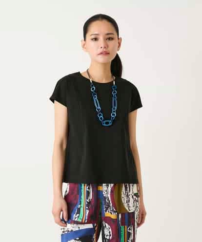 REKFD70110 HIROKO BIS フレンチスリーブコットンカットソー