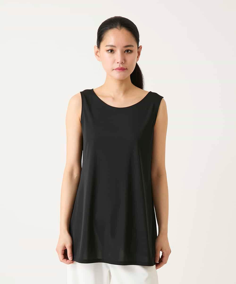 REKFD75079 HIROKO BIS(ヒロコ ビス) ベーシックインナーチュニックタンクトップ ブラック