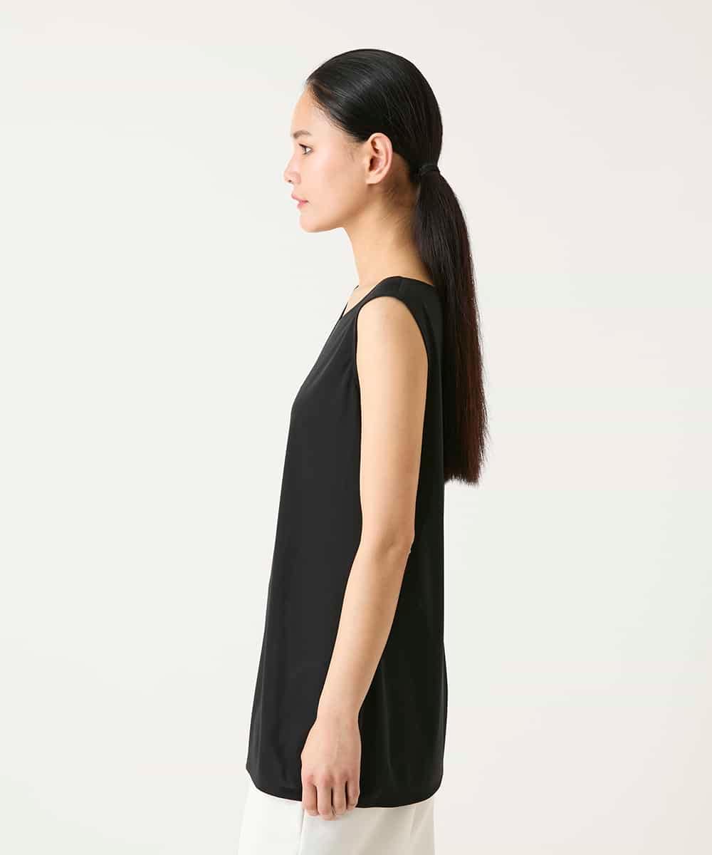 REKFD75079 HIROKO BIS(ヒロコ ビス) ベーシックインナーチュニックタンクトップ ブラック