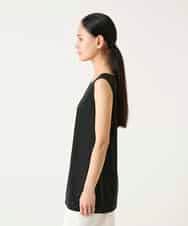 REKGE75079 HIROKO BIS(ヒロコ ビス) ベーシックインナーチュニックタンクトップ /洗濯機で洗える ブラック