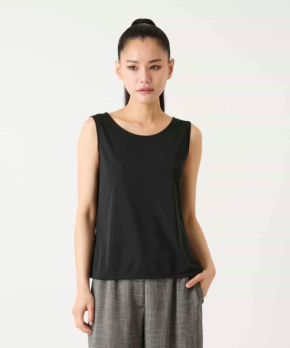 REKGE76069 HIROKO BIS(ヒロコ ビス) ベーシックインナータンクトップ /洗濯機で洗える ブラック