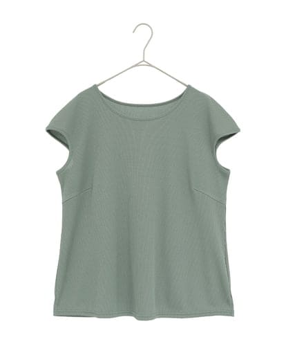 REKGE80098 HIROKO BIS キャップスリーブデザインカットソー /洗濯機で洗える