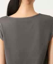 REKGE80098 HIROKO BIS(ヒロコ ビス) キャップスリーブデザインカットソー ベージュ