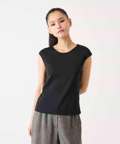 REKGE80098 HIROKO BIS キャップスリーブデザインカットソー