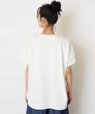 REKGQ81130 HIROKO BIS(ヒロコ ビス) 【先行予約】【洗濯機で洗える】オーバーサイズTシャツ ホワイト