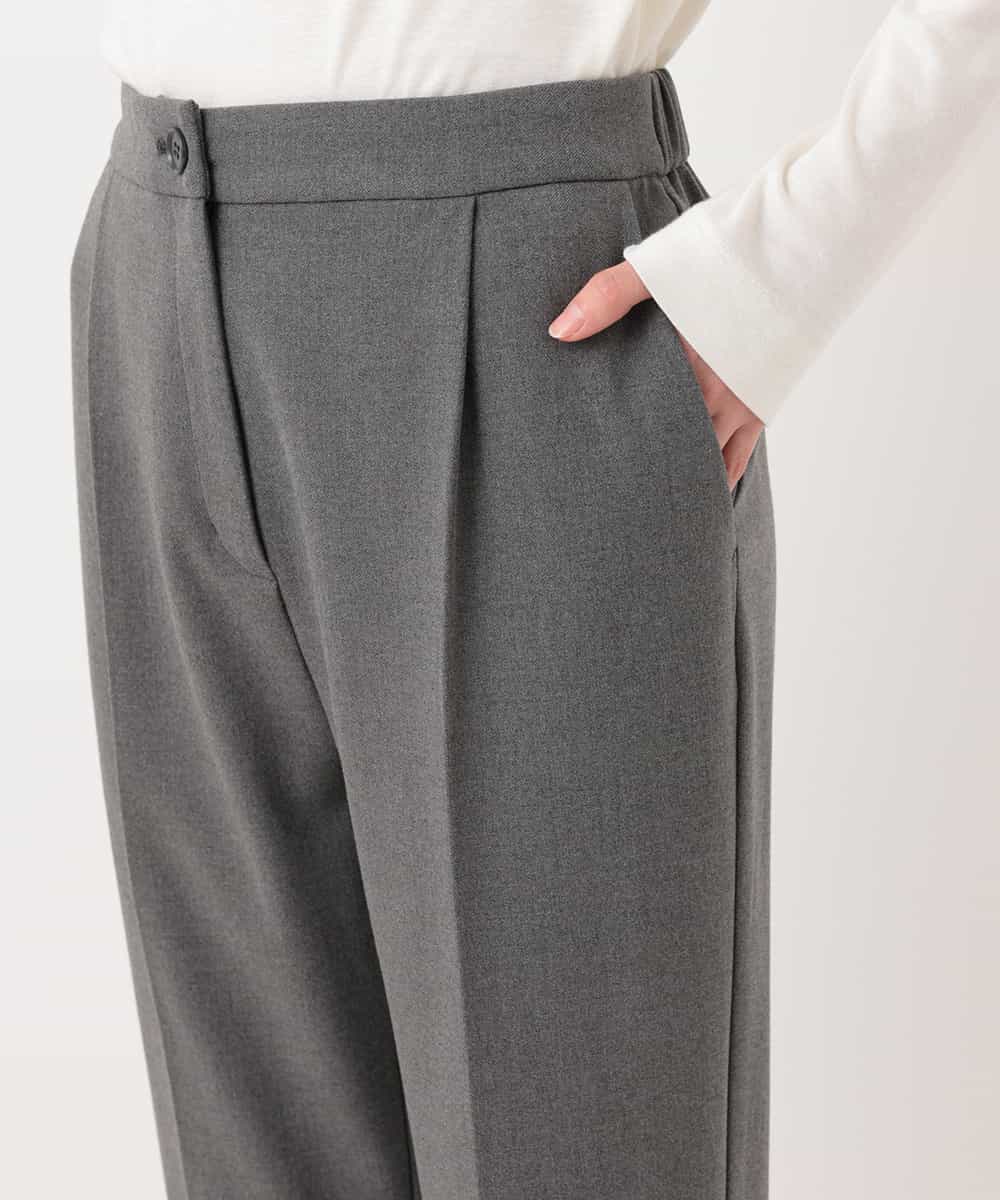 RELAV75190 HIROKO BIS(ヒロコ ビス) 2WAYストレッチテーパードパンツ グレー