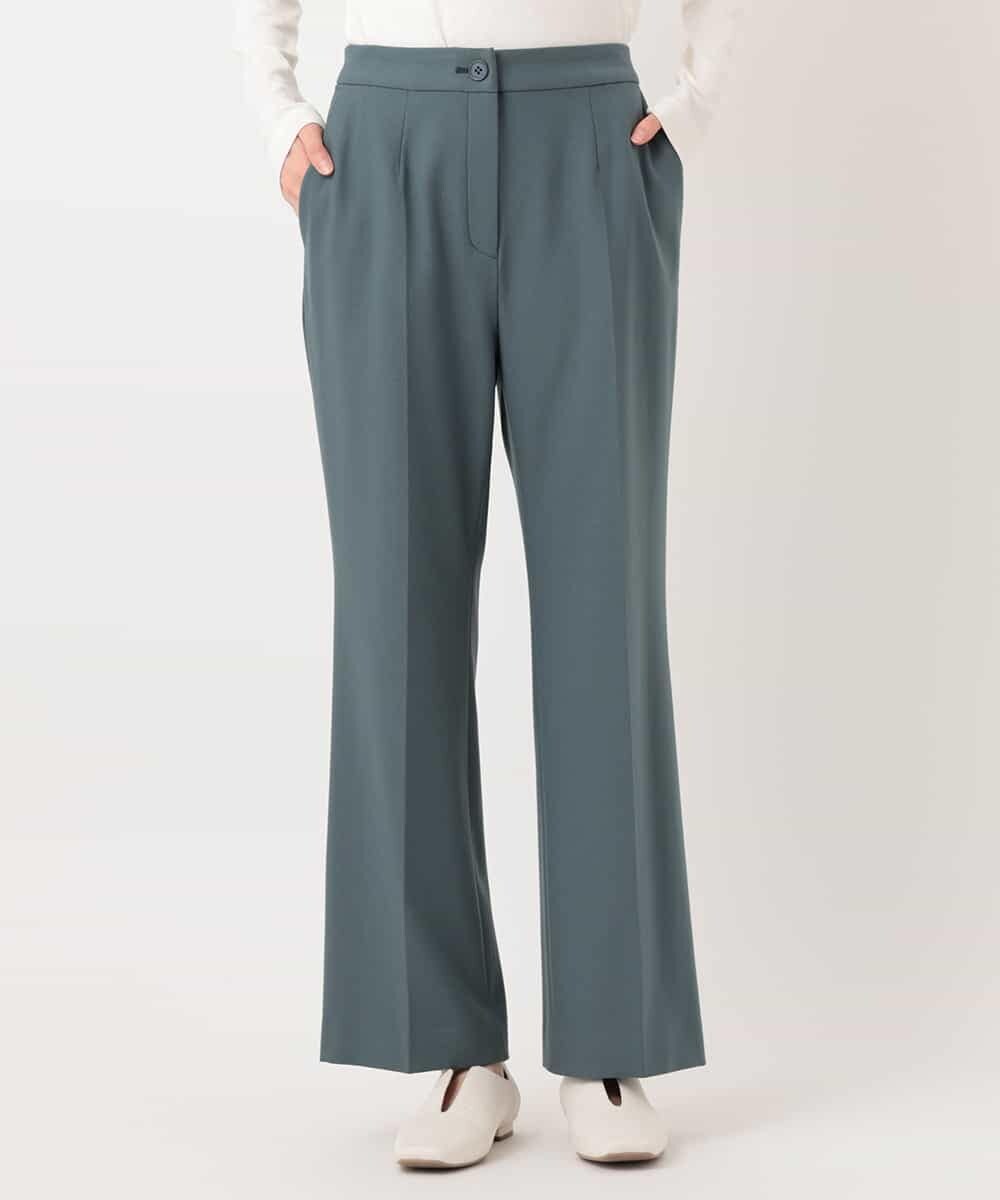RELAV76190 HIROKO BIS(ヒロコ ビス) 2WAYストレッチベルラインパンツ グリーン