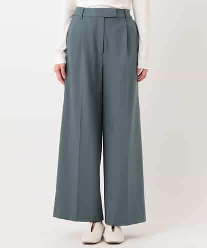 RELAV77190 HIROKO BIS 【洗える】2WAYストレッチストレートワイドパンツ