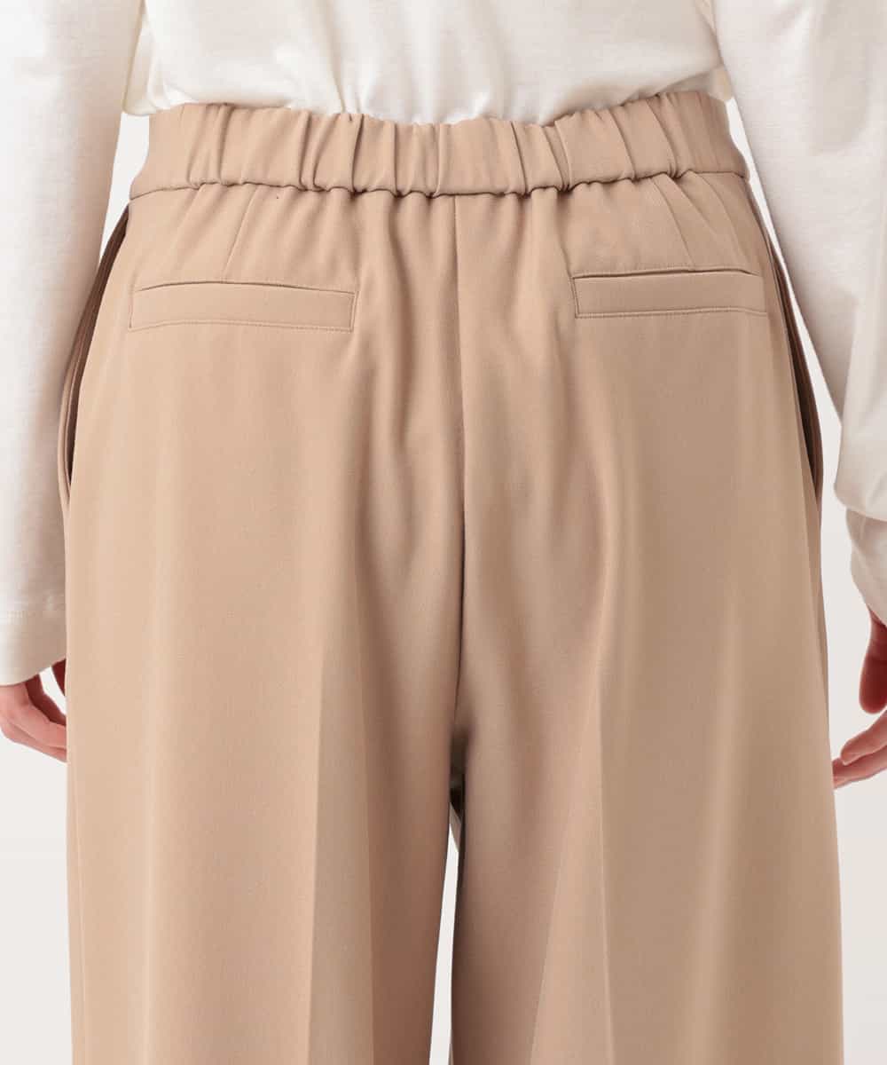 RELAV77190 HIROKO BIS(ヒロコ ビス) 2WAYストレッチストレートワイドパンツ ベージュ