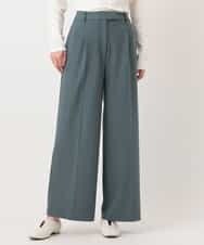 RELAV77190 HIROKO BIS(ヒロコ ビス) 2WAYストレッチストレートワイドパンツ ベージュ