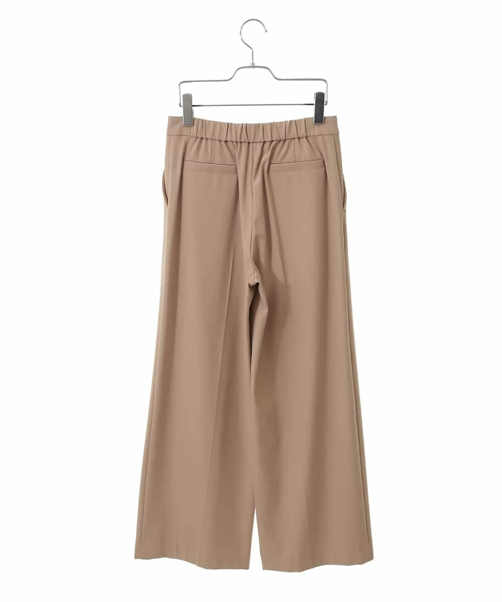 RELAV77190 HIROKO BIS(ヒロコ ビス) 【洗える】2WAYストレッチストレートワイドパンツ ベージュ