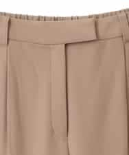 RELAV77190 HIROKO BIS(ヒロコ ビス) 【洗える】2WAYストレッチストレートワイドパンツ ベージュ