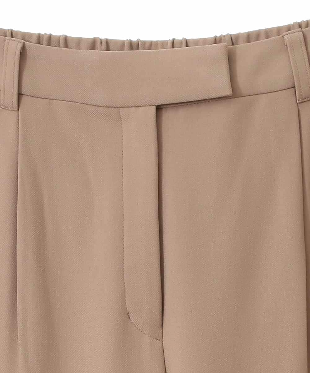 RELAV77190 HIROKO BIS(ヒロコ ビス) 【洗える】2WAYストレッチストレートワイドパンツ ベージュ