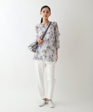 RELDA80230 HIROKO BIS(ヒロコ ビス) ベンツスリットクロップドパンツ グリーン