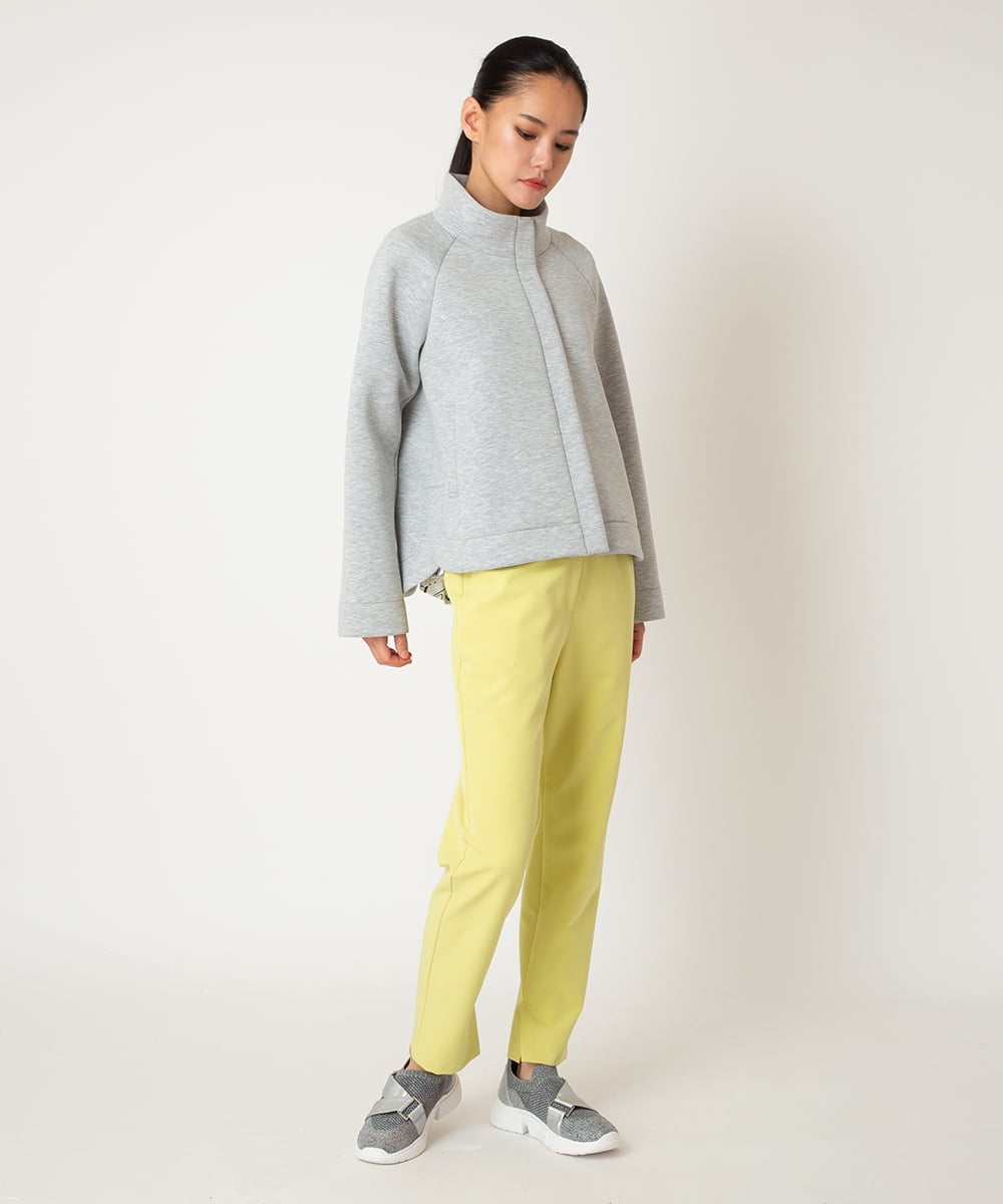 RELDD81170 HIROKO BIS(ヒロコ ビス) 【先行予約】サイドベンツストレッチクロップドパンツ イエロー