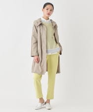 RELDD81170 HIROKO BIS(ヒロコ ビス) サイドベンツストレッチクロップドパンツ イエロー