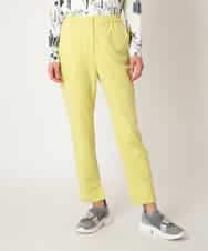 RELDD81170 HIROKO BIS(ヒロコ ビス) 【先行予約】サイドベンツストレッチクロップドパンツ イエロー