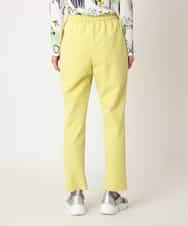 RELDD81170 HIROKO BIS(ヒロコ ビス) 【先行予約】サイドベンツストレッチクロップドパンツ イエロー