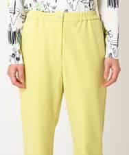 RELDD81170 HIROKO BIS(ヒロコ ビス) 【先行予約】サイドベンツストレッチクロップドパンツ イエロー