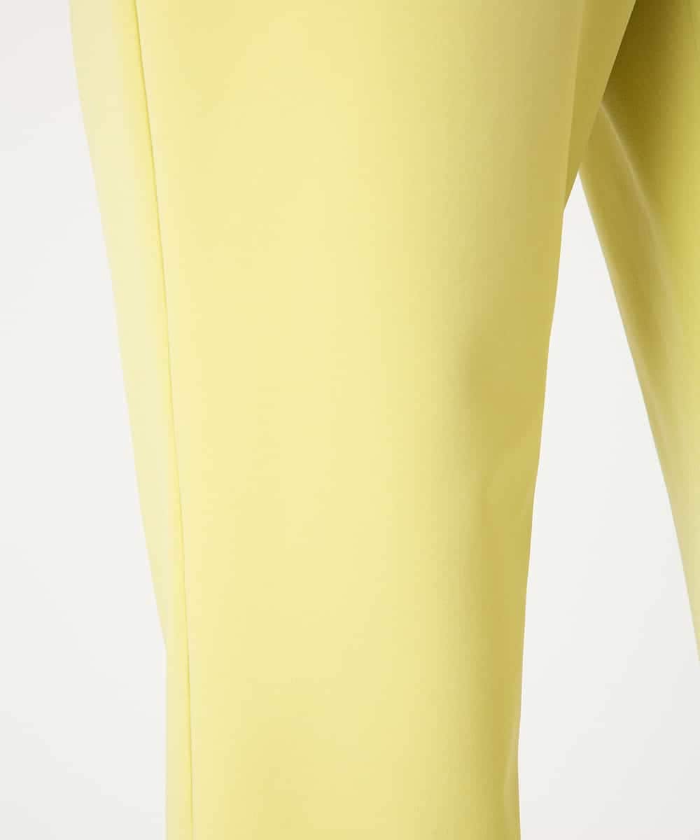 RELDD81170 HIROKO BIS(ヒロコ ビス) 【先行予約】サイドベンツストレッチクロップドパンツ イエロー