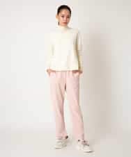 RELDD81170 HIROKO BIS(ヒロコ ビス) 【先行予約】サイドベンツストレッチクロップドパンツ イエロー