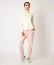 RELDD81170 HIROKO BIS(ヒロコ ビス) 【先行予約】サイドベンツストレッチクロップドパンツ イエロー