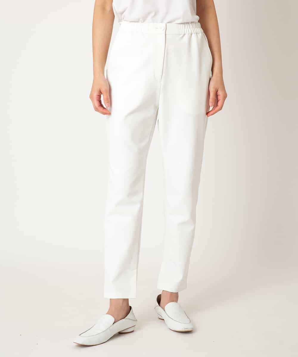 RELDD81170 HIROKO BIS(ヒロコ ビス) 【先行予約】サイドベンツストレッチクロップドパンツ イエロー