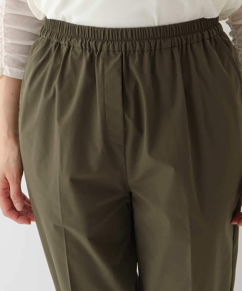 RELDS72190 HIROKO BIS(ヒロコ ビス) 【洗える】ストレッチタフタシルエットパンツ カーキ