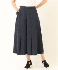 RELGQ80230 HIROKO BIS(ヒロコ ビス) 【洗濯機で洗える】ナイロンストレッチスカーチョ ネイビー