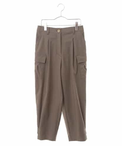 RELLK36170 HIROKO BIS 【洗濯機で洗える】タックテーパードパンツ