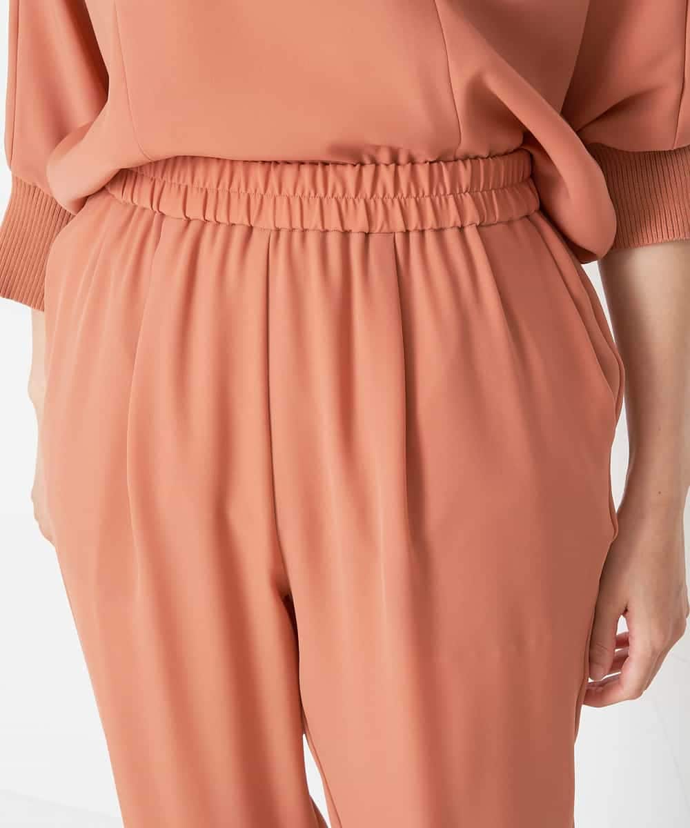 RELLP65230 HIROKO BIS(ヒロコ ビス) 【洗える】ストレッチジョガーパンツ オレンジ