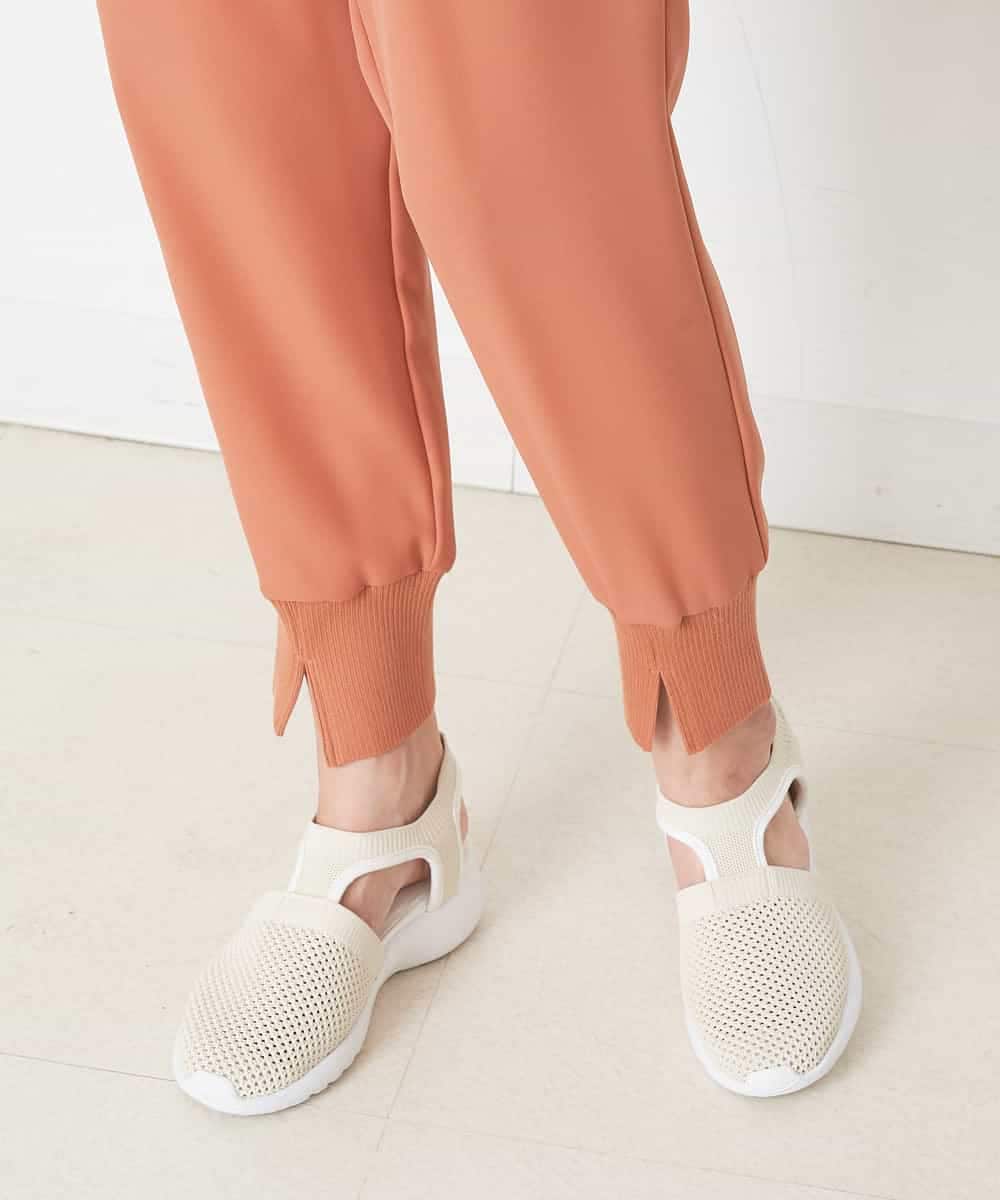 RELLP65230 HIROKO BIS(ヒロコ ビス) 【洗える】ストレッチジョガーパンツ オレンジ