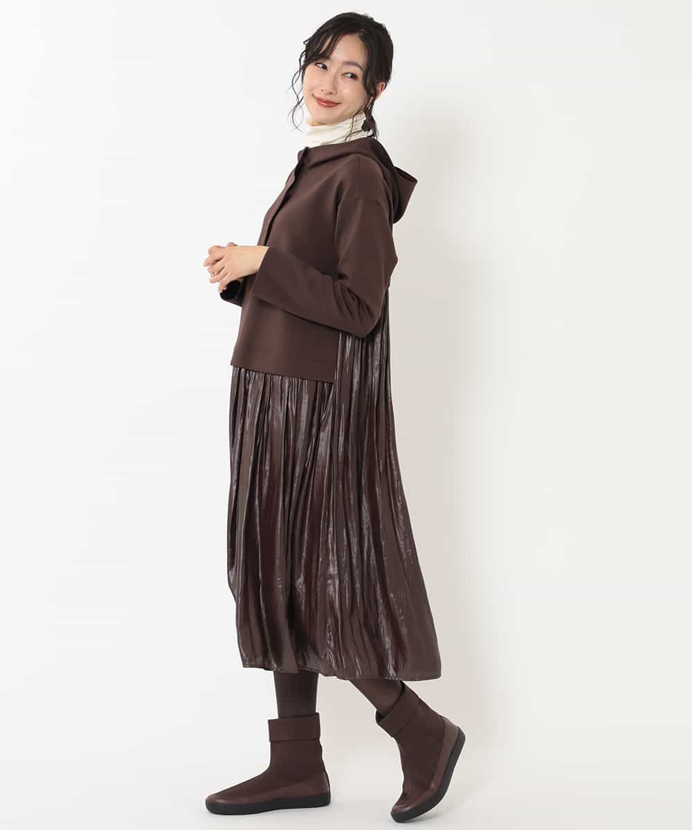 Hiroko Bis ヒロコ ビス 洗濯機で洗える ストレッチダンボールジョイントワンピース イトキンオンラインストア