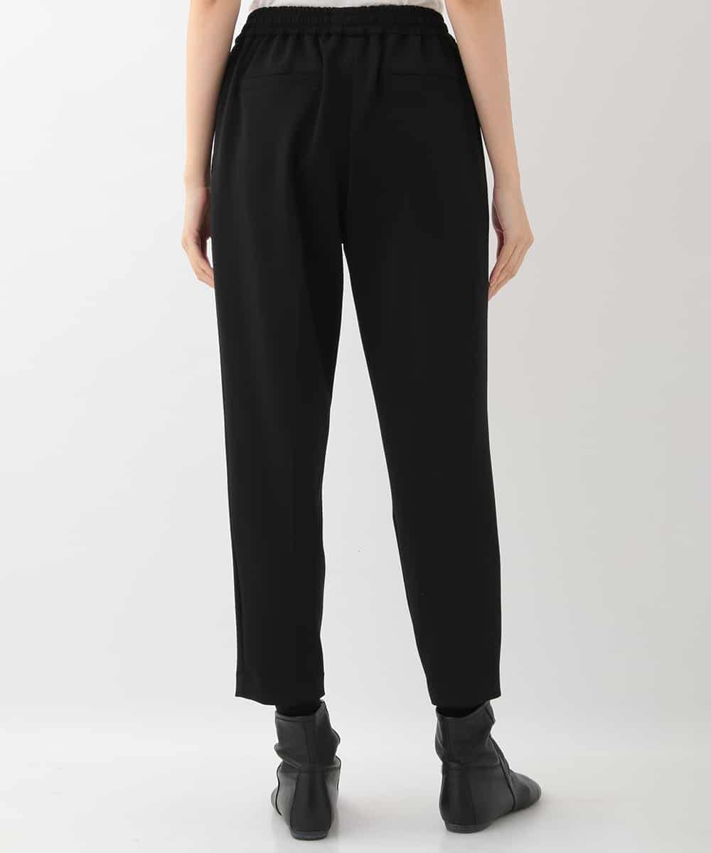 REQAM08170 HIROKO BIS(ヒロコ ビス) 【洗濯機で洗える/日本製】センタープレスイージーパンツ ブラック