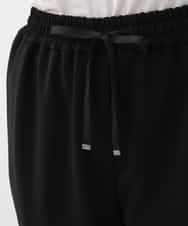 REQAM08170 HIROKO BIS(ヒロコ ビス) 【洗濯機で洗える/日本製】センタープレスイージーパンツ ブラック