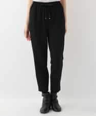 REQAM08170 HIROKO BIS(ヒロコ ビス) 【洗濯機で洗える/日本製】センタープレスイージーパンツ ブラック