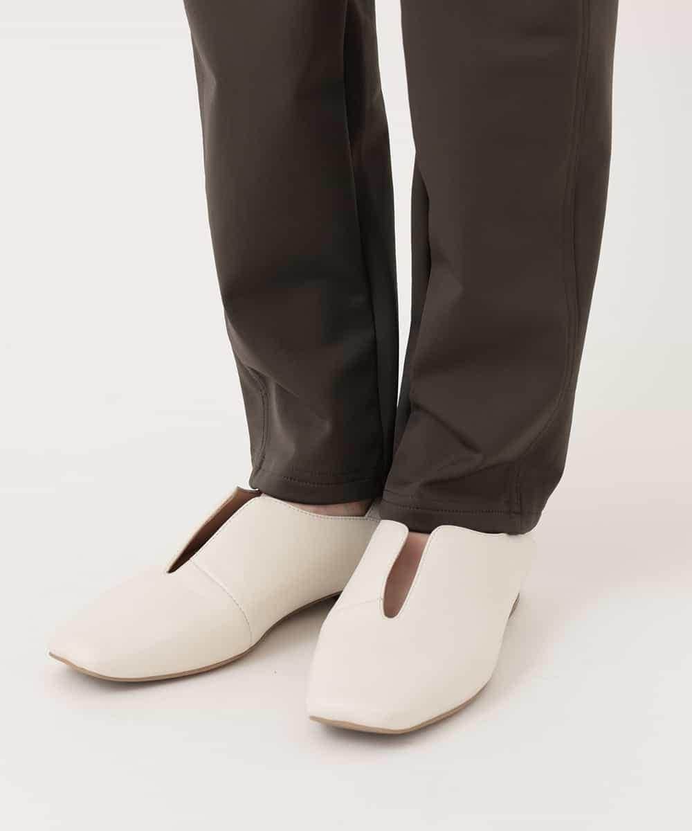REQAV80150 HIROKO BIS(ヒロコ ビス) ストレッチスリムデザインパンツ カーキ