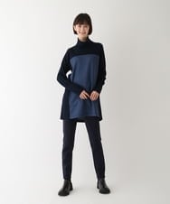 REQAV81150 HIROKO BIS(ヒロコ ビス) ストレッチスリムシルエットパンツ /裏起毛 /洗濯機で洗える カーキ