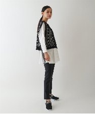 REQDA85150 HIROKO BIS(ヒロコ ビス) ハイストレッチ快適レギンスパンツ ネイビー