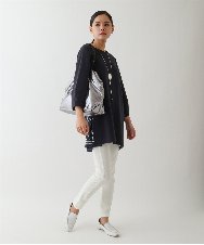 REQDA85150 HIROKO BIS(ヒロコ ビス) ハイストレッチ快適レギンスパンツ ネイビー