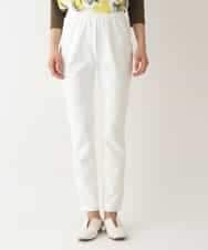 REQFW80150 HIROKO BIS(ヒロコ ビス) ハイストレッチスリムパンツ /洗濯機で洗える ホワイト