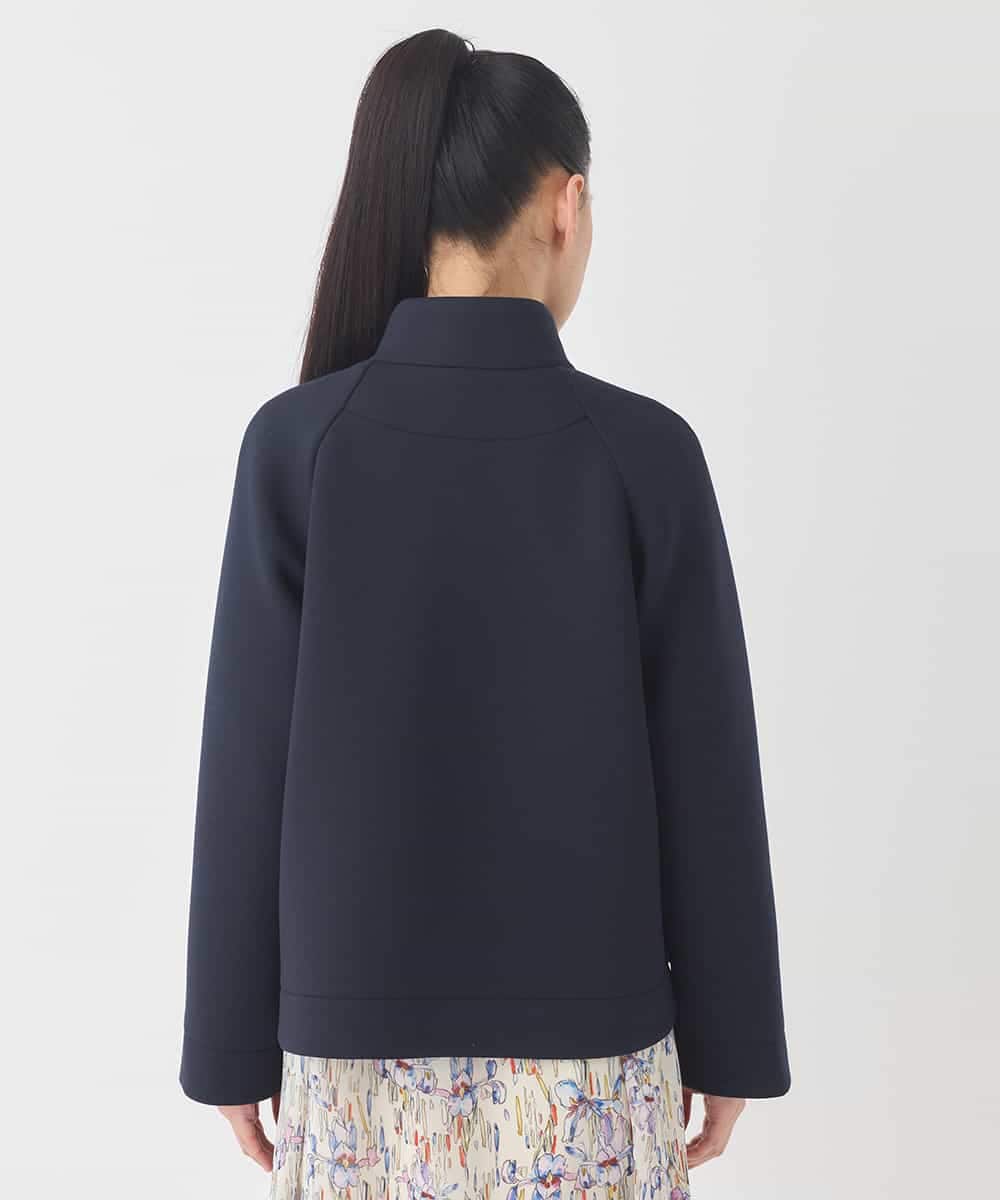 RETDD50330 HIROKO BIS(ヒロコ ビス) ラウンドヘムショートブルゾン ネイビー