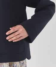 RETDD50330 HIROKO BIS(ヒロコ ビス) ラウンドヘムショートブルゾン ネイビー