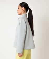 RETDD50330 HIROKO BIS(ヒロコ ビス) 【先行予約】ラウンドヘムショートブルゾン ライトグレー